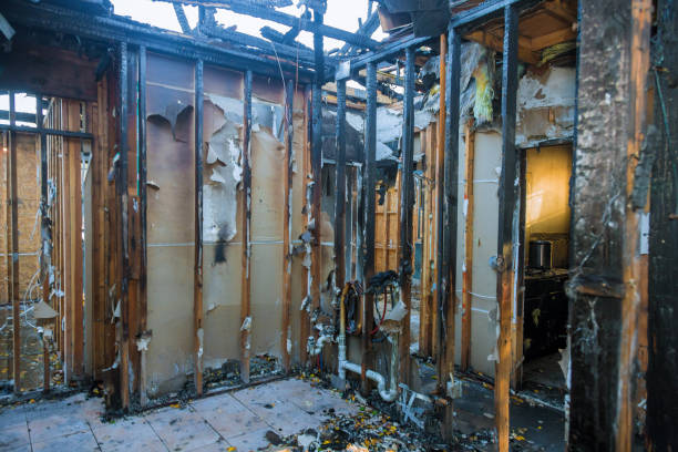 Professional Fire Damage Repair technician working in Hughesville, PA
